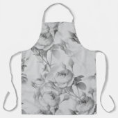 美しいヴィンテージフローラ エプロン (正面)
