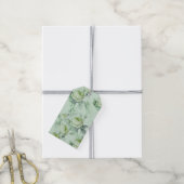 美しいヴィンテージフローラ ギフトタグ (より糸付き)