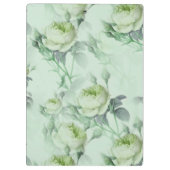 美しいヴィンテージフローラ クリップボード (裏面)