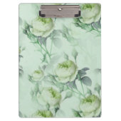 美しいヴィンテージフローラ クリップボード (正面)