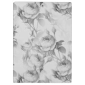 美しいヴィンテージフローラ クリップボード (裏面)