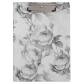 美しいヴィンテージフローラ クリップボード (正面)