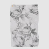 美しいヴィンテージフローラ ゴルフタオル (正面)