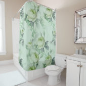 美しいヴィンテージフローラ シャワーカーテン (インサイチュ)