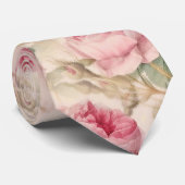美しいヴィンテージフローラ ネクタイ (ロール)