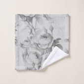 美しいヴィンテージフローラ バスタオルセット (ウォッシュタオル)