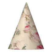 美しいヴィンテージフローラ パーティーハット (左)