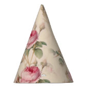 美しいヴィンテージフローラ パーティーハット (右)