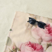 美しいヴィンテージフローラ ビーチタオル (インサイチュ)