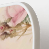 美しいヴィンテージフローラ ピックルボールラケット (左詳細)