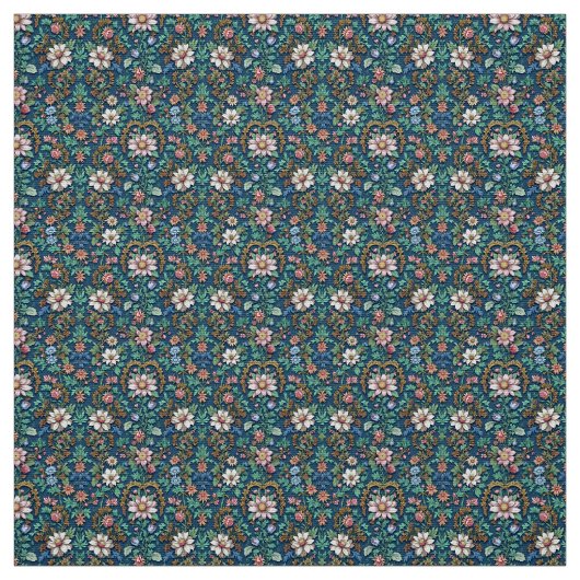美しいヴィンテージフローラ ファブリック (見本)