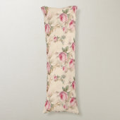 美しいヴィンテージフローラ ボディピロー (正面縦)