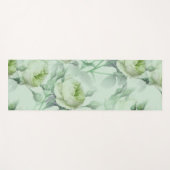 美しいヴィンテージフローラ ヨガマット (正面(横))