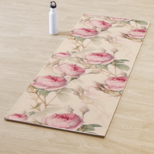 美しいヴィンテージフローラ ヨガマット (インサイチュ)