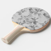 美しいヴィンテージフローラ 卓球ラケット (正面アングル)
