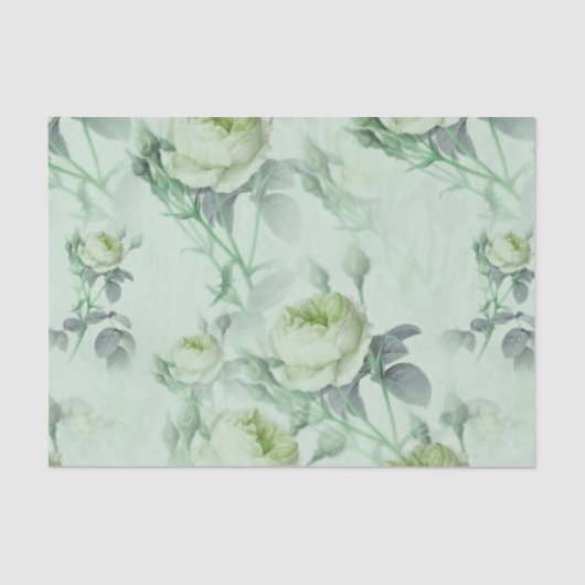 美しいヴィンテージフローラ 薄葉紙 (正面)