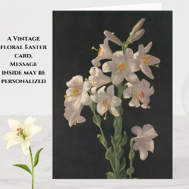 美しいヴィンテージホワイトイースターライズカード カード
