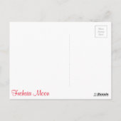 美しいヴィンテージボストンテリアパピー ポストカード (裏面)