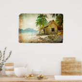 美しいヴィンテージポスター36インチx 24インチ、紙（マット） ポスター (キッチン)