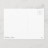 美しいヴィンテージミッドセンチュリーサンタ シーズンポストカード (裏面)