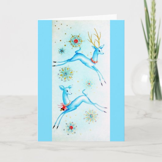 美しいヴィンテージミッドセンチュリートインデア シーズンカード (正面)