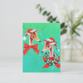 美しいヴィンテージミッドセンチュリートインデア ポストカード (スタンド正面)