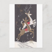 美しいヴィンテージミッドセンチュリートインデア ポストカード (正面)