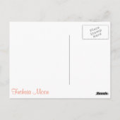 美しいヴィンテージミッドセンチュリーモダンエンジェル ポストカード (裏面)