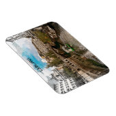 美しいヴィンテージリュブリャナスロヴェニアパノラマビュー マグネット (右側)