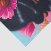 美しいヴィンテージレディーインレッドデコパージュ 薄葉紙 (詳細)