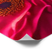 美しいヴィンテージレディーインレッド ポスター (角)