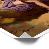 美しいヴィンテージレトロピンアップガールポスター ポスター (角)