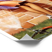 美しいヴィンテージレトロピンアップガールポスター ポスター (角)