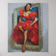 美しいヴィンテージレトロピンアップガール