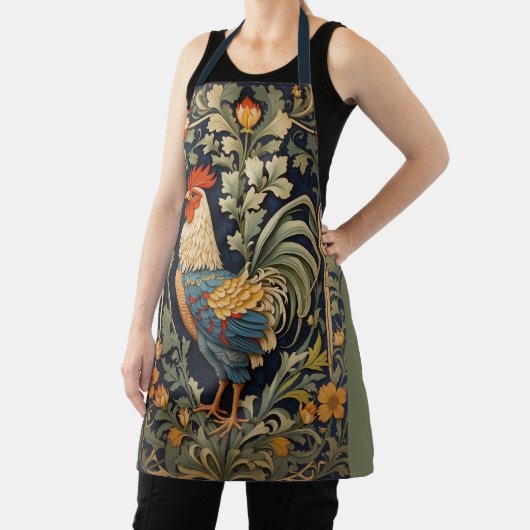 美しいヴィンテージロスターウィリアムインスパイアモリス エプロン (インサイチュ)