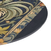 美しいヴィンテージロスターウィリアムインスパイアモリス カッティングボード (角)