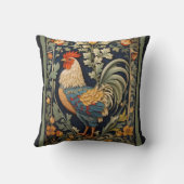 美しいヴィンテージロスターウィリアムインスパイアモリス クッション (裏面)