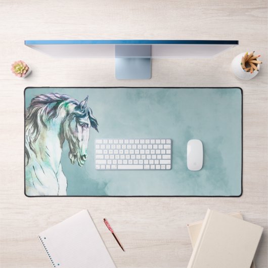 美しいヴィンテージ図解入りの、写真付きのヘッドデスクマット デスクマット (オフィス1)