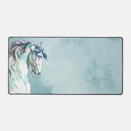 美しいヴィンテージ図解入りの、写真付きのヘッドデスクマット デスクマット (正面)