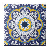 💙💛美しいヴィンテージ地中海のアズレホス タイル (正面)