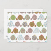 美しいヴィンテージ大型の前輪自転車 ポストカード (正面/裏面)