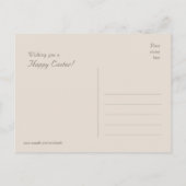 美しいヴィンテージ天使CC1090イースター挨拶 ポストカード (裏面)