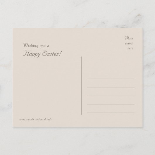 美しいヴィンテージ天使CC1090イースター挨拶 ポストカード (裏面)