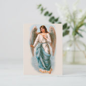 美しいヴィンテージ天使CC1090イースター挨拶 ポストカード (スタンド正面)