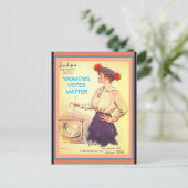 美しいヴィンテージ女性の議決権1914コピー ポストカード (スタンド正面)