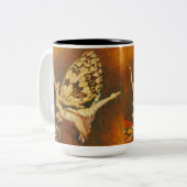 美しいヴィンテージ妖精のダンサーmag ツートーンマグカップ (正面左)