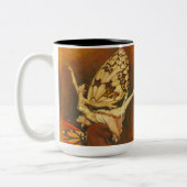 美しいヴィンテージ妖精のダンサーmag ツートーンマグカップ (左)