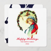 美しいヴィンテージ少年 シーズンカード (正面/裏面)