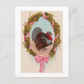 美しいヴィンテージ感謝祭はがき シーズンポストカード (正面)