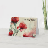 美しいヴィンテージ探しの誕生日カード カード (正面)